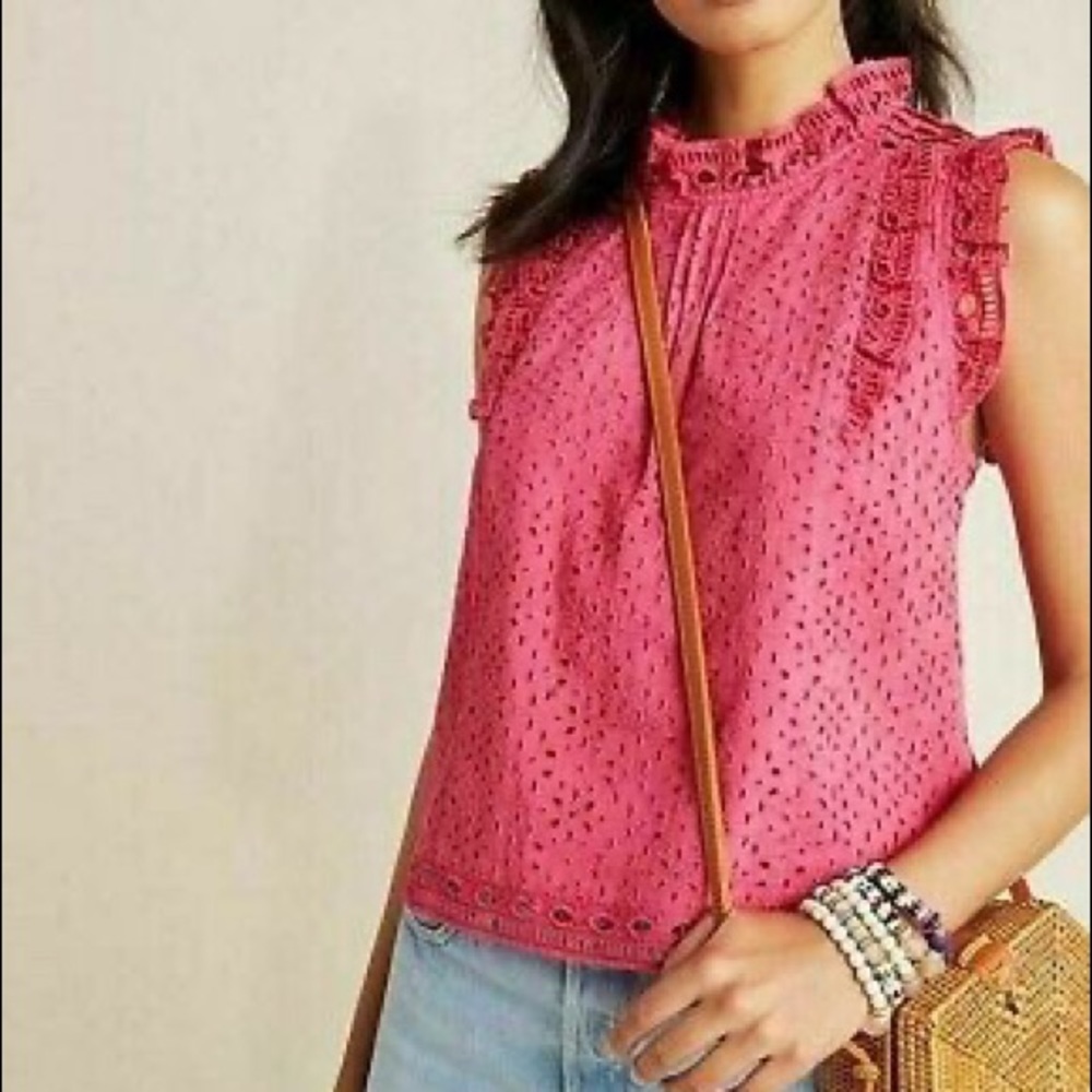 EUC Maeve by Anthro Tilly Blouse sz 0
